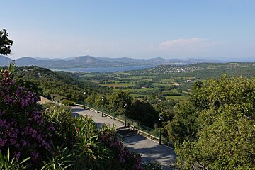 view over the St tropez area