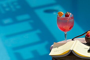 A book is open to a page that says