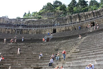 seating at a 200 year old amphitheatre