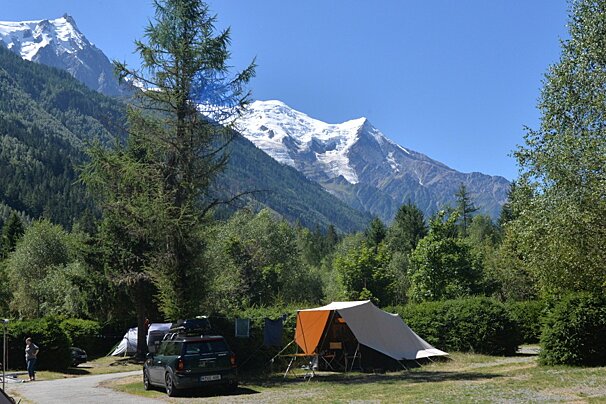 Camping Mer de Glace, Les Praz area