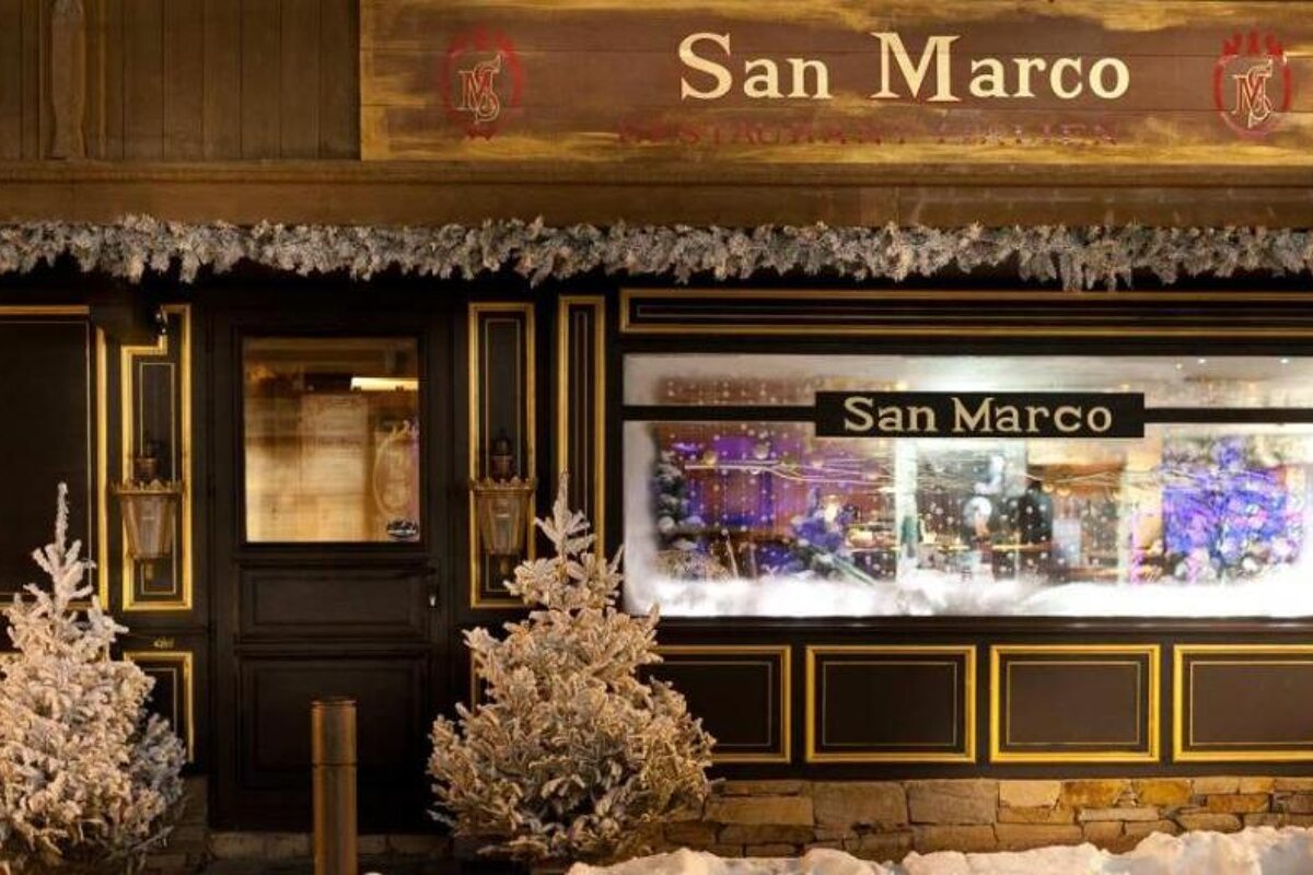 San Marco Restaurant, Courchevel exterior