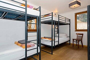 Hideout Hostel, Morzine bunkroom