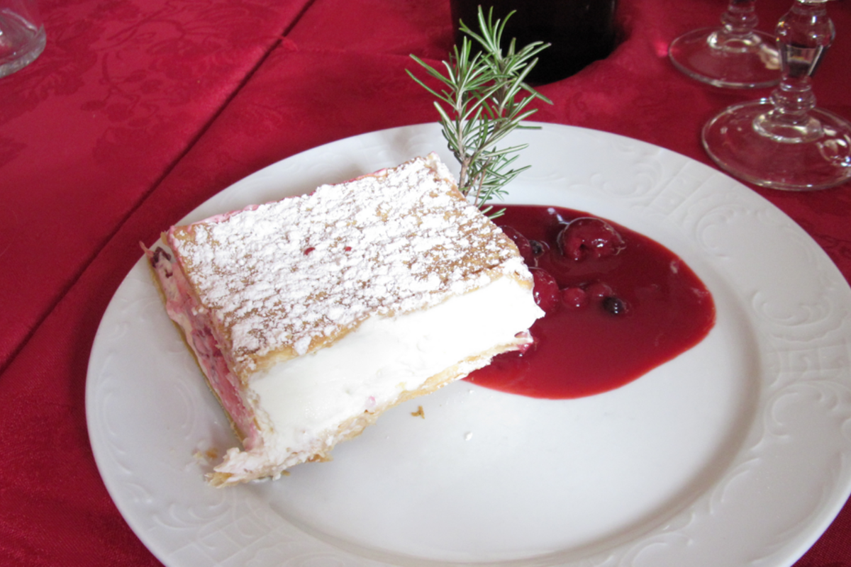 La Reine Jeanne Restaurant, Les Baux dessert