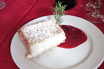 La Reine Jeanne Restaurant, Les Baux dessert