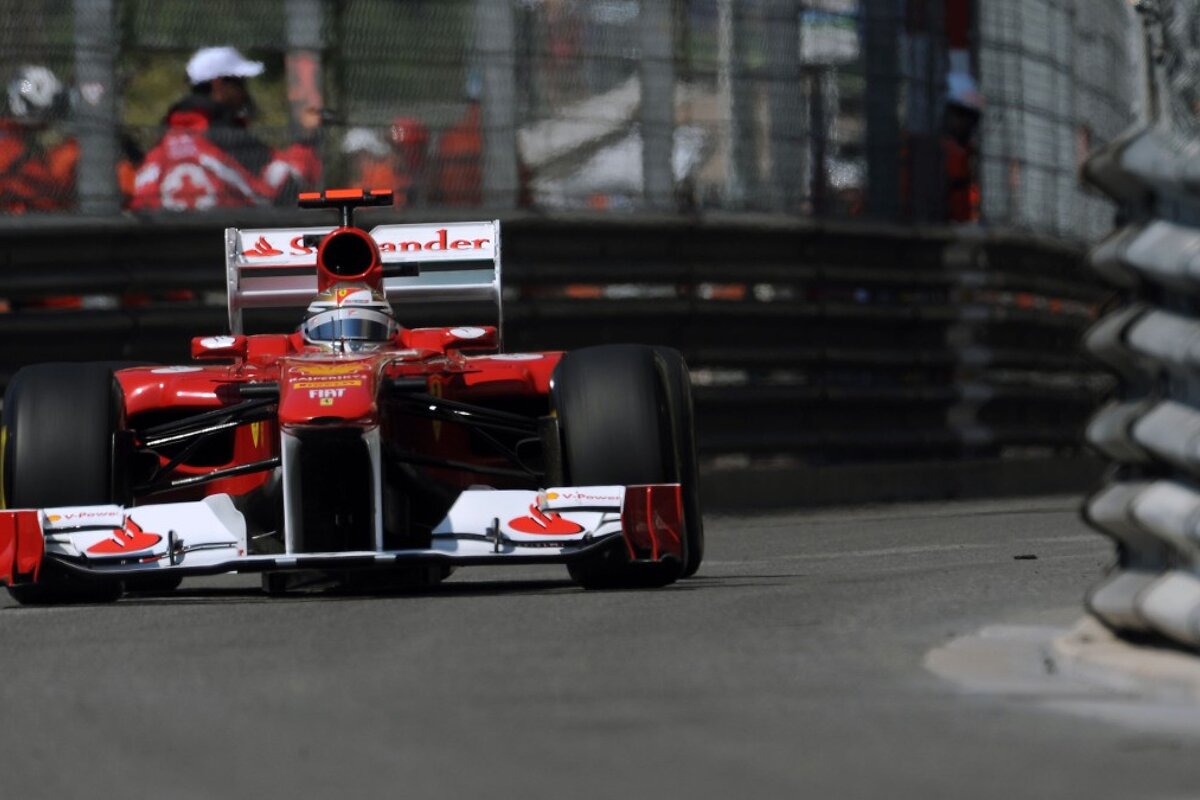 an F1 can in monaco, close up