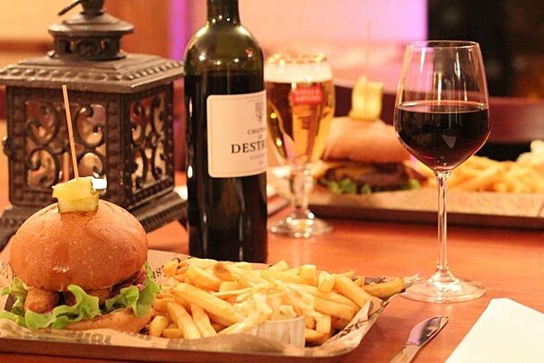The Marmot Arms, Tignes Le Lac food