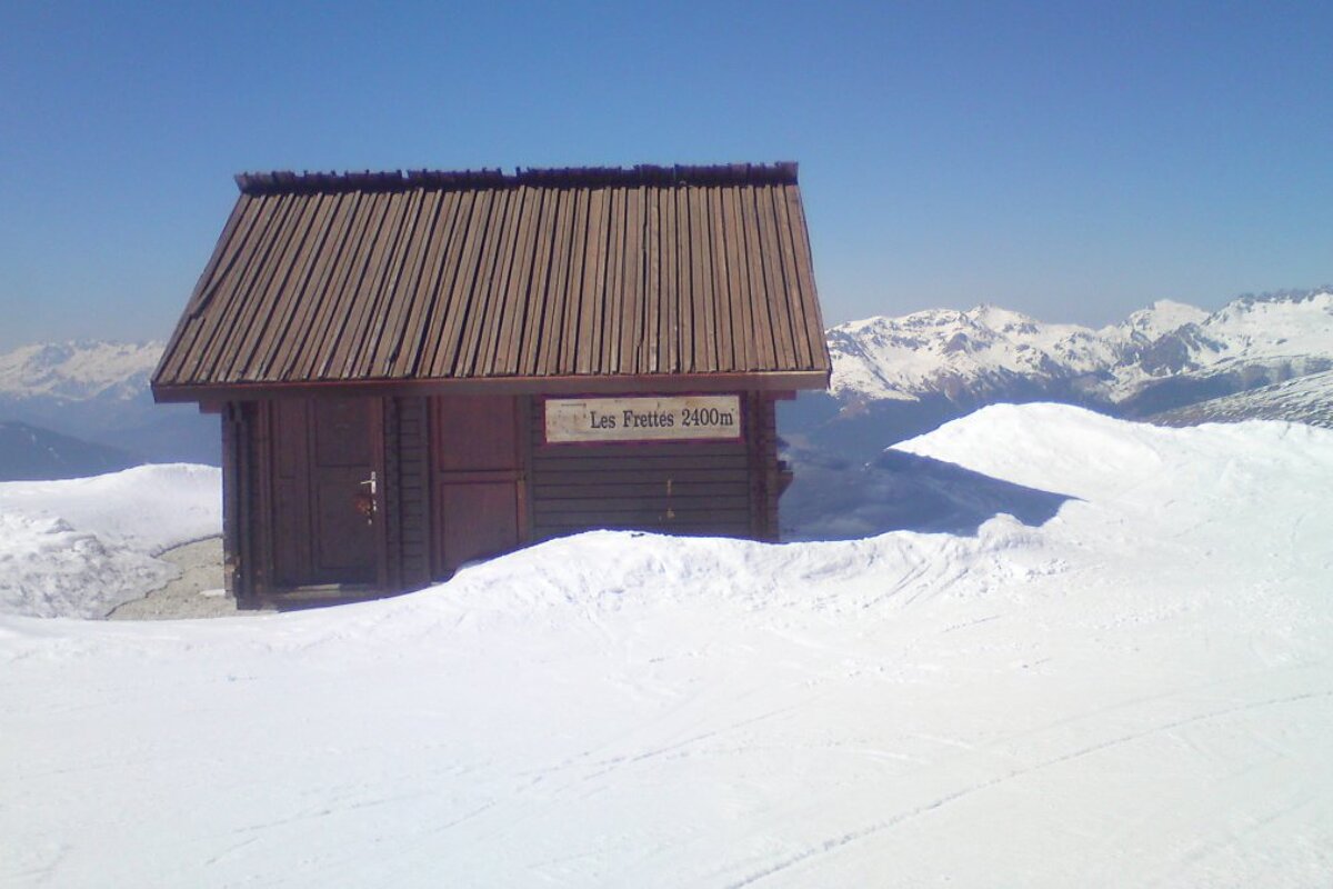 a small mountain hut