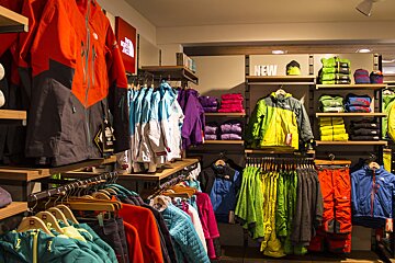 clothing ski shop