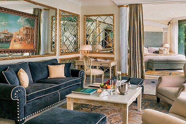a picture of a hotel suite at Le Chateau de la Chevre d'Or Hotel, Eze