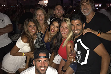 Messi's pre-wedding holiday in Ibiza