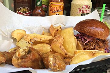 Moonshine BBQ Restaurant, Antibes style of cuisine