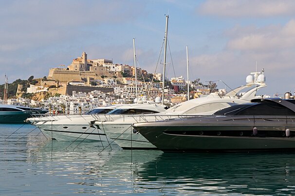 Super yachts Ibiza Marina