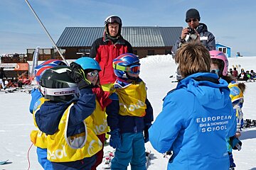 Beginner skiing in Les 2 Alpes winter 2017-18