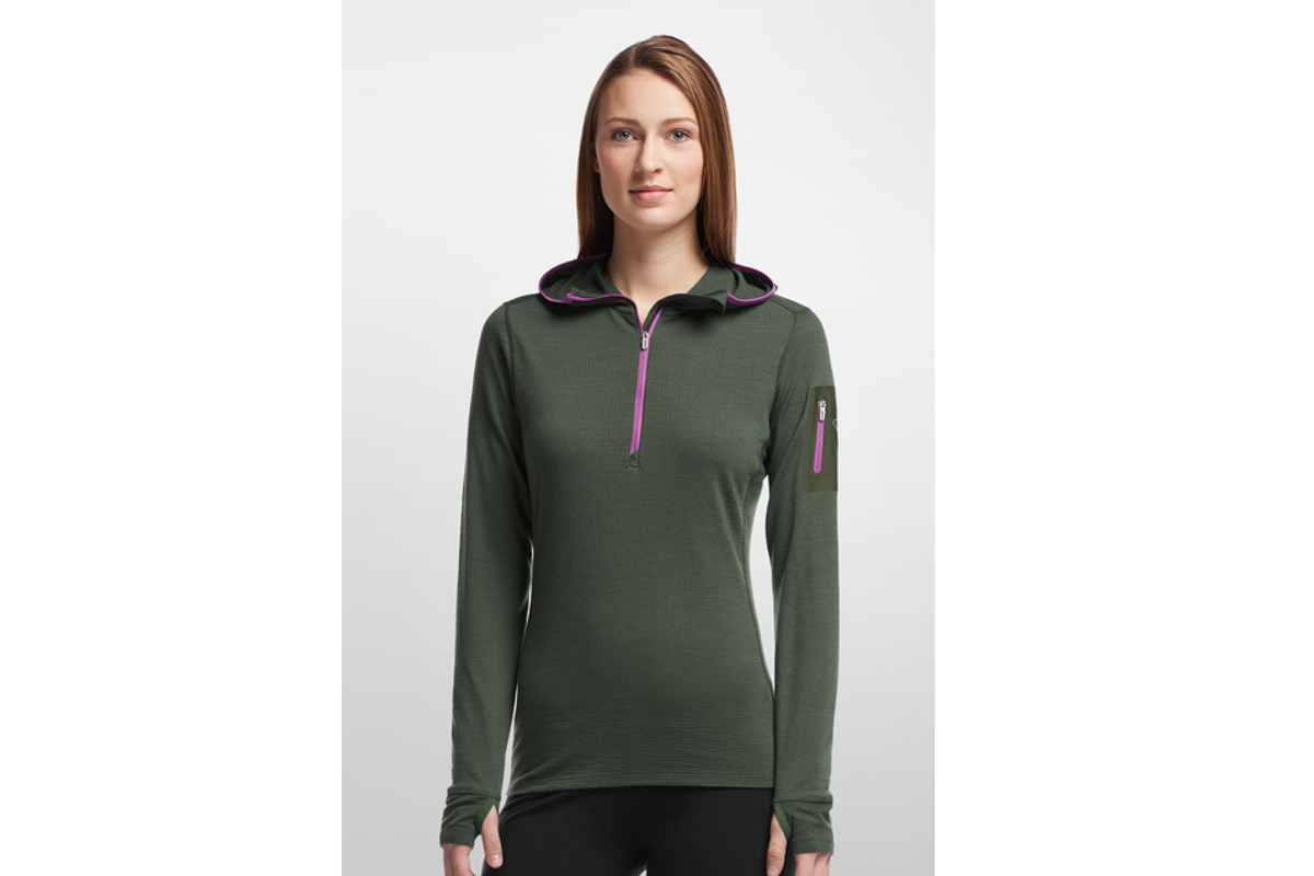 a woman wearing a base layer