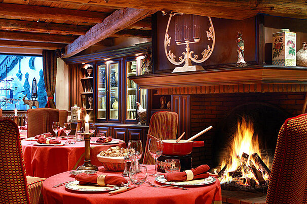 Le Saint Nicolas Restaurant, Courchevel  interior
