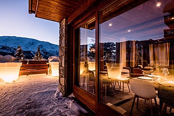 Merilys Hotel, Meribel terrace