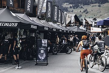 Events Village at Verbier Bike Festival