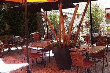 Au Comptoir, Piolenc restaurant terrasse