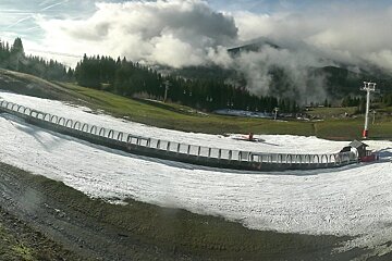 Snow at top of Pleney Morzine