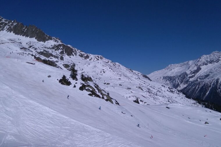 Flegere ski area in Chamonix