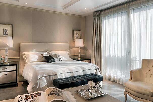 Palazzo Parigi Hotel, Milan - Centre double bedroom
