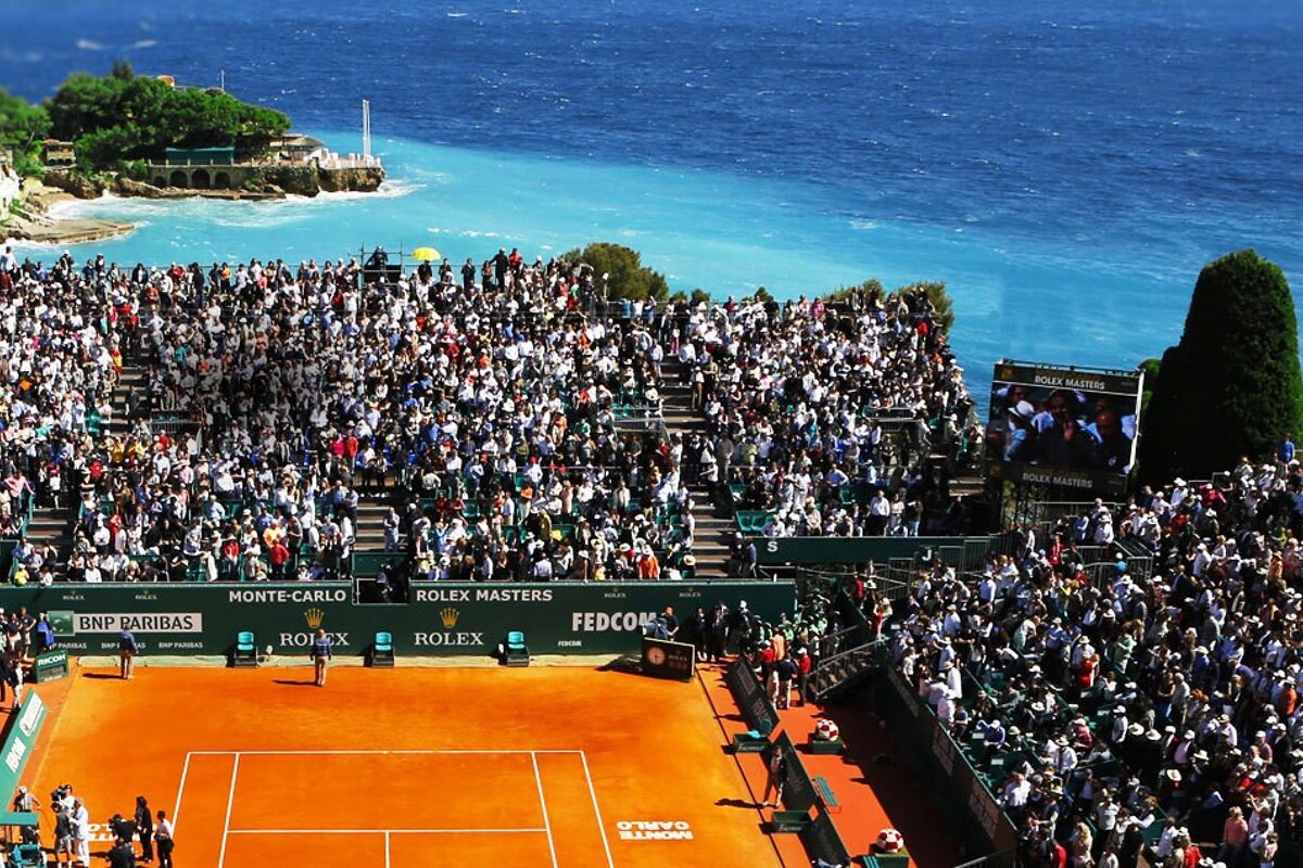tennis courts of the Monte-Carlo Masters