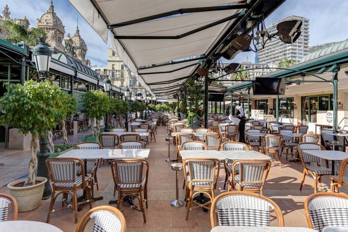 Brasserie du Cafe de Paris, Monte-Carlo restaurant terrasse