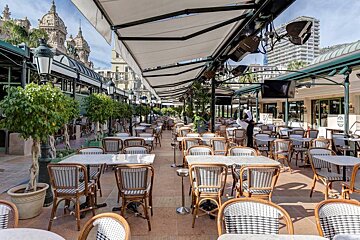 Brasserie du Cafe de Paris, Monte-Carlo restaurant terrasse