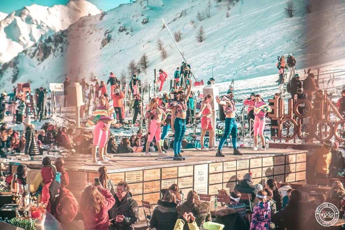 Cabaret at La Folie Douce Val d'Isere, Val d'Isere Valley