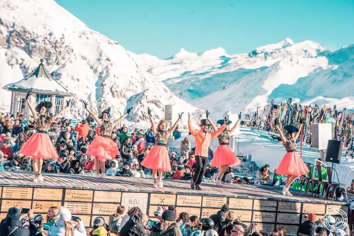 Cabaret at La Folie Douce Val d'Isere, Val d'Isere Valley