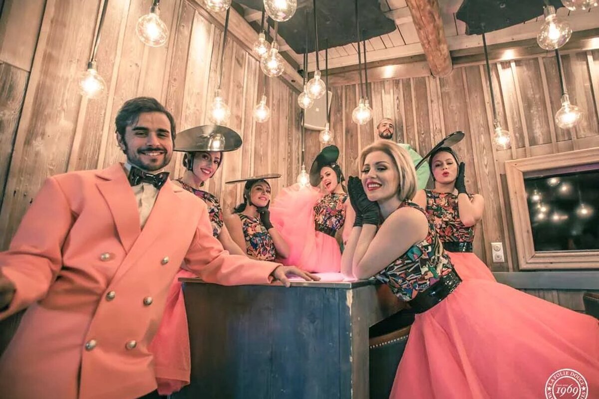 Cabaret at La Folie Douce Val d'Isere, Val d'Isere Valley