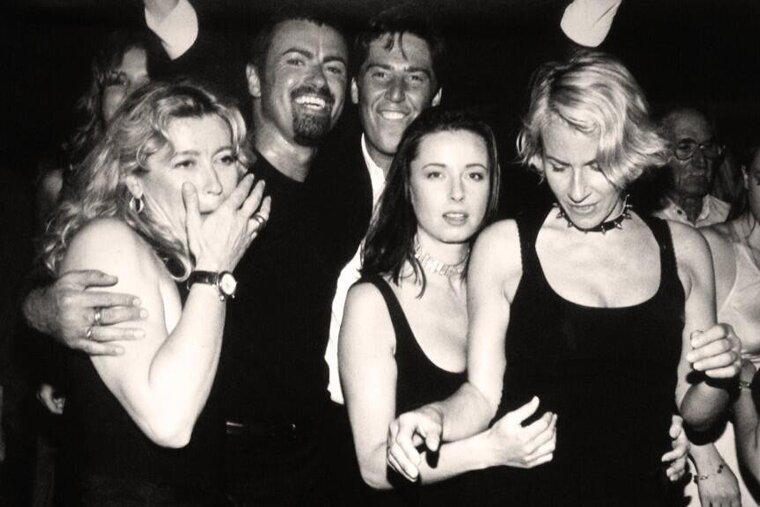 Bananarama on holiday with George Michael, Caves du Roy St Tropez