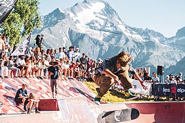 King of the Plaza Skate Competition, 2 Alpes