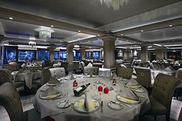 La Table du Lana Restaurant, Courchevel interior