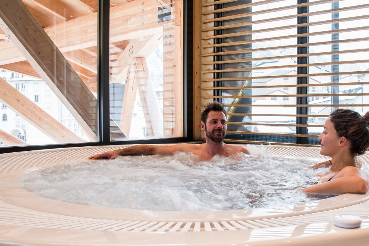 Alpina Hotel, Chamonix sauna