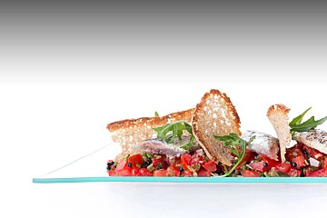 plated dish of food at Miceli