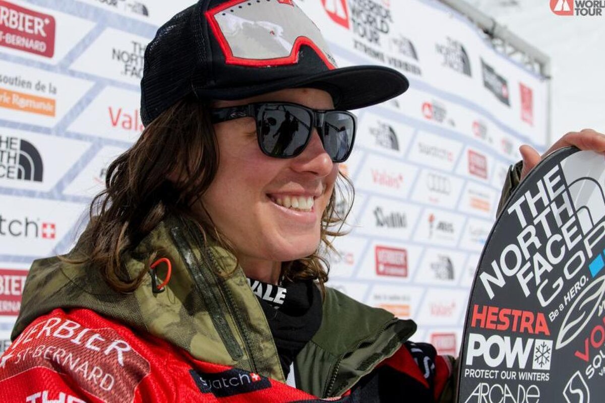 a competition snowboarder