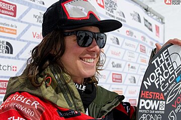 a competition snowboarder