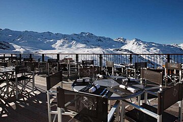 Koh I Nor Hotel, Val Thorens terrace
