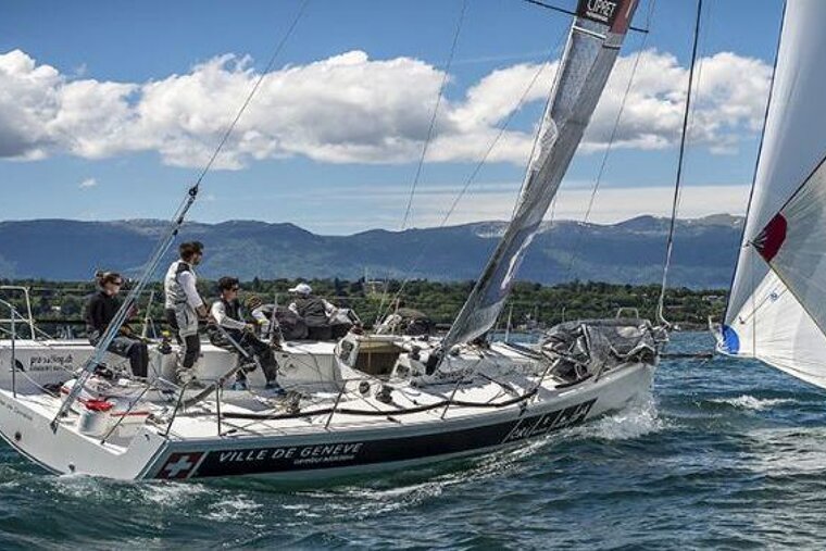 Competitor at the Palermo - Montecarlo Regatta, Monaco