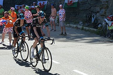 team sky riders tour de france, alpe d'huez
