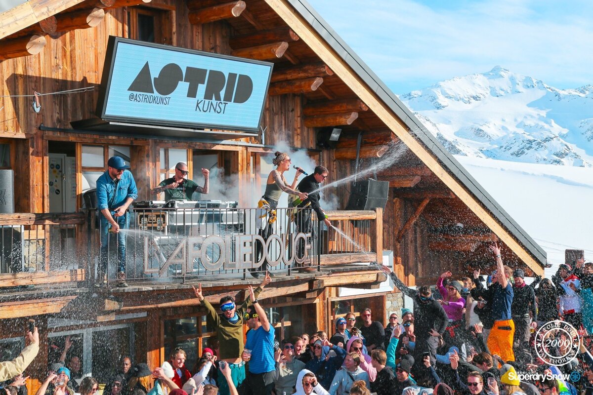 La Folie Douce, Val Thorens exterior