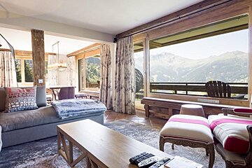 Mondzeu D43 Apartment, Verbier - Centre lounge