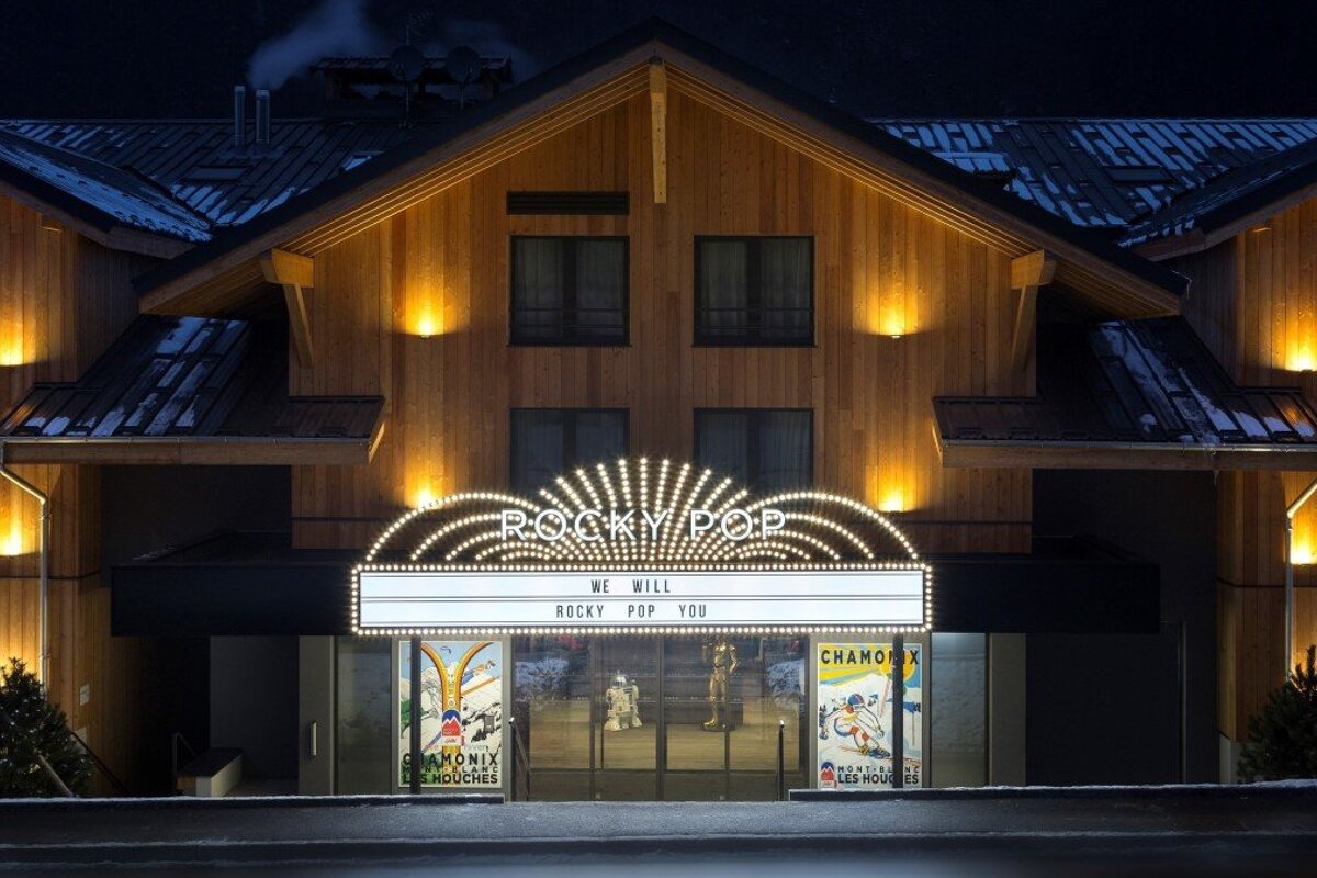 Rocky Pop Hotel, Les Houches exterior