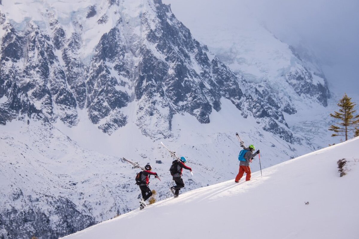 Chamonix - Argentiere off-piste skiing