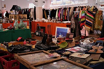 a selection of goods at the forville market
