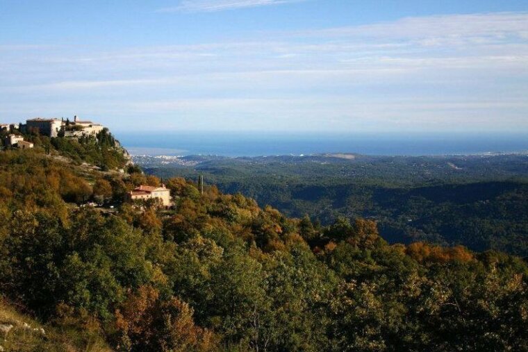 a hill top village near Nice