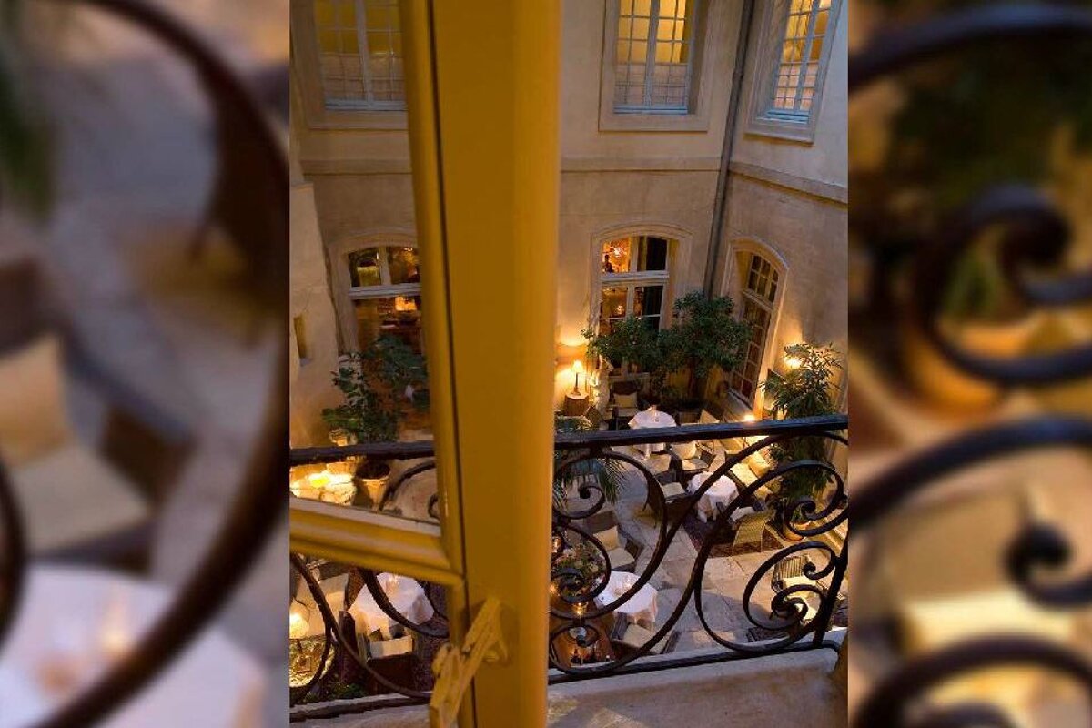 La Mirande Hotel, Avignon terrace