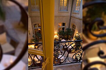 La Mirande Hotel, Avignon terrace