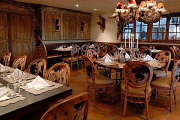 Le Plantin Restaurant, Meribel interior